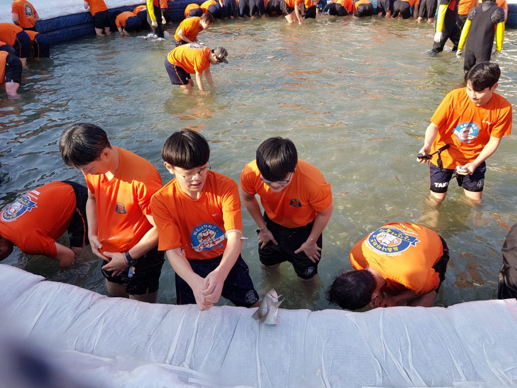 Hwacheon Ice Fishing Festival Bare Hand Competition