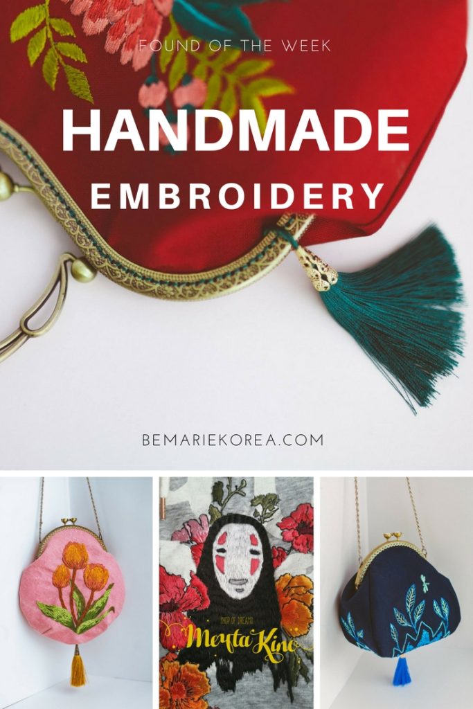 Artist in Korea: Embroidery work