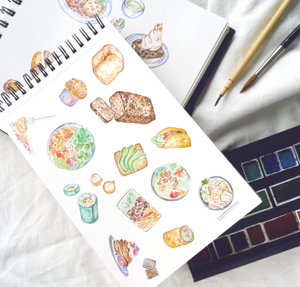 Artist in Korea: Food Illustrations