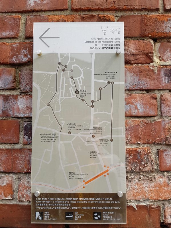 bukchon village map