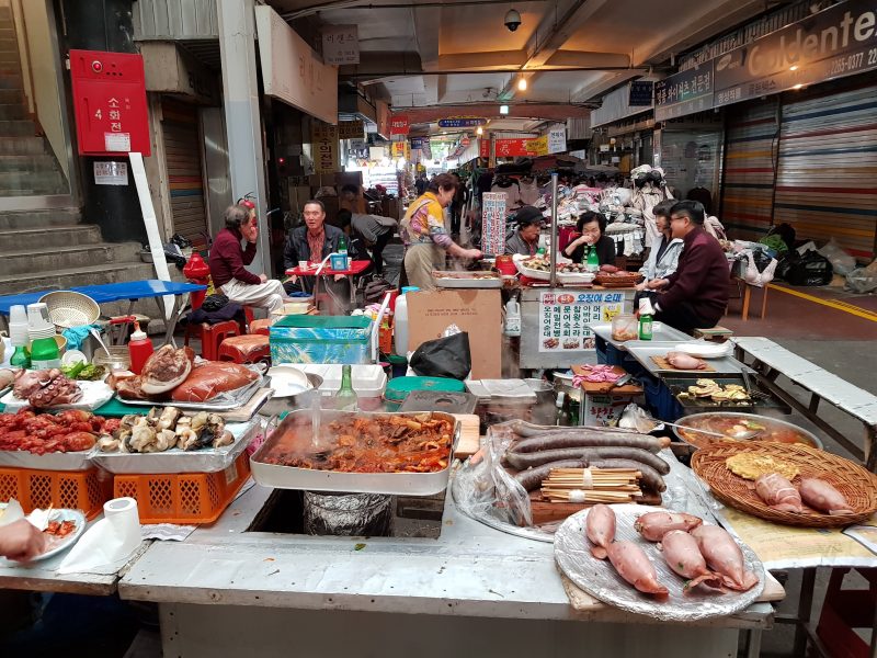 Seoul gwangjang market food gwangjang market blog