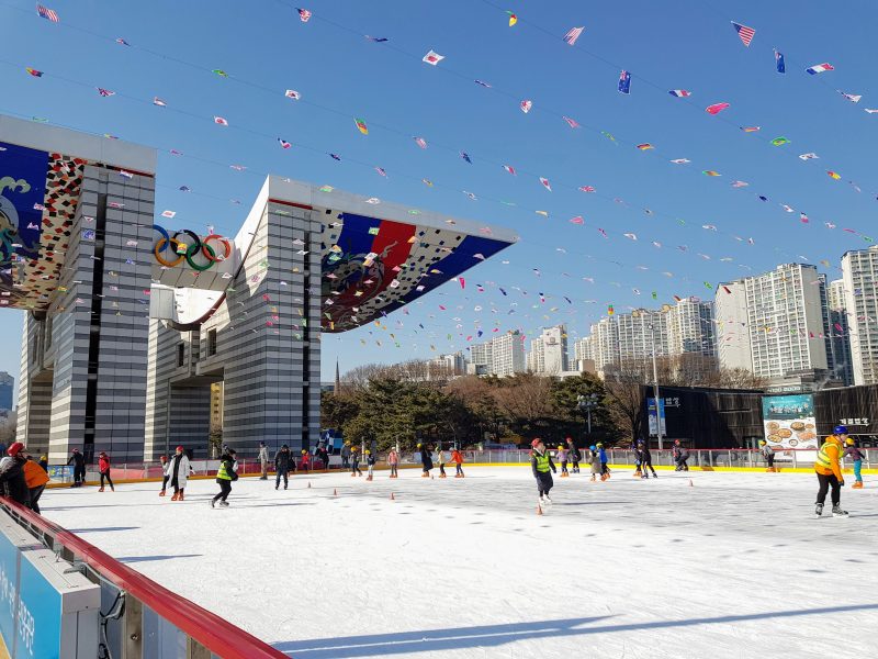 south korea snow season
