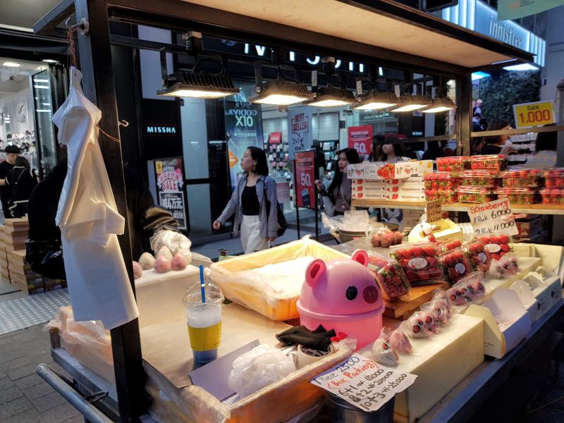 myeongdong food street