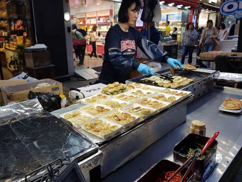myeongdong street food night market