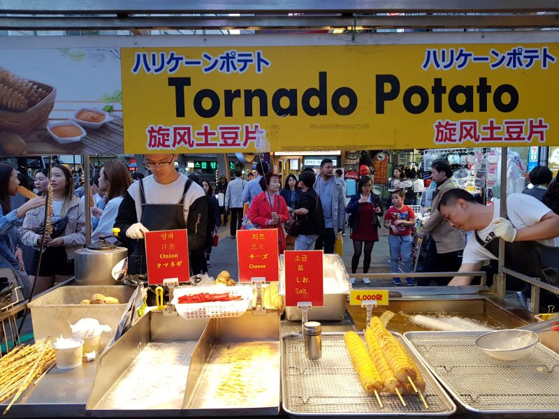 food in myeongdong