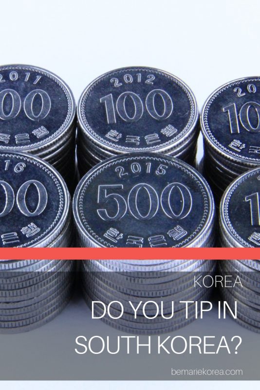 guide to tipping in korea
