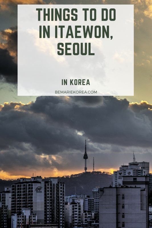 SOUTH KOREA itaewon attractions