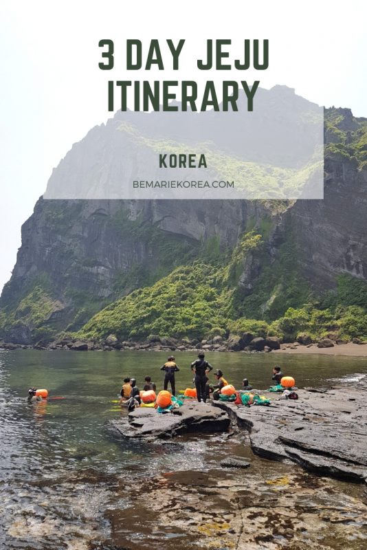 3 days in jeju island south korea