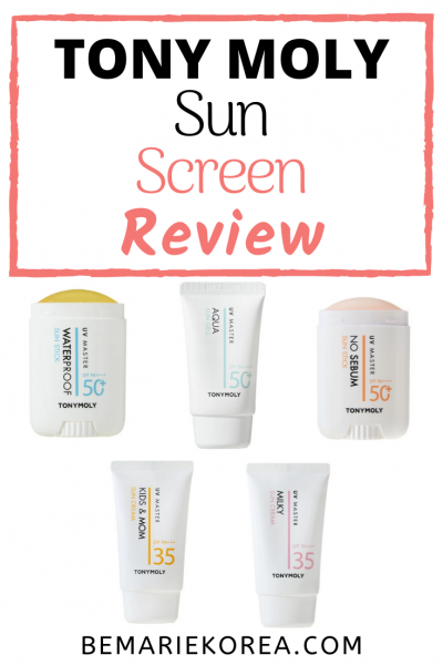 tony moly sunscreen uv master