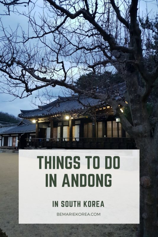 Things to do in andong south korea