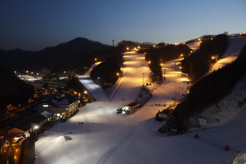 Elysium Ski Slope south korea skiing