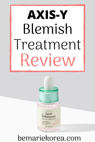 blemish treatment axis-y review