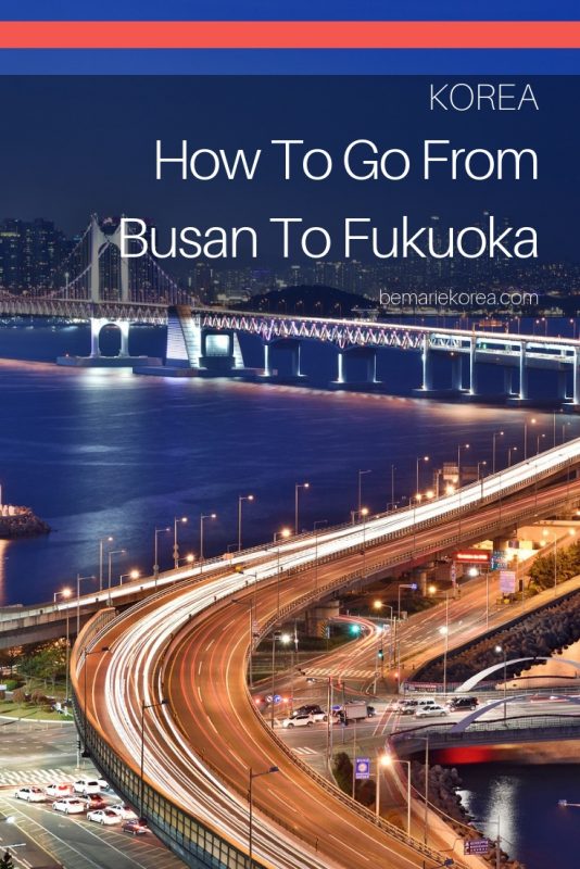 busan ferry to fukuoka