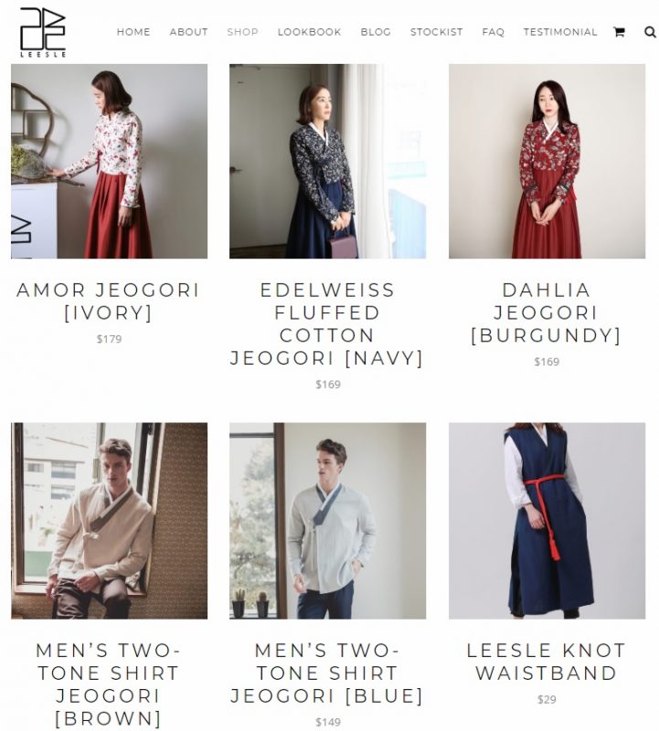 modern korean clothing