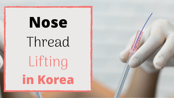nose thread lifting korea