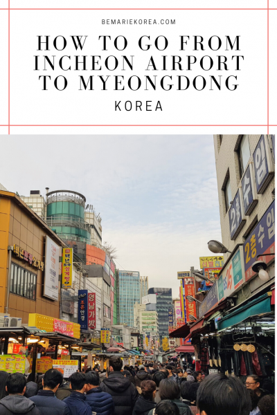 where to buy bus ticket from myeongdong to incheon airport