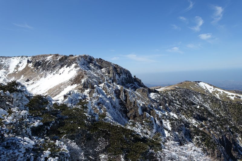 jeju island in winter south korea