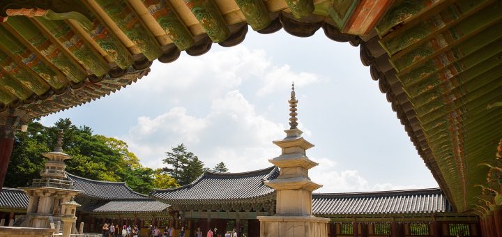 seokguram grotto and Bulguksa Temple Gyeongju South Korea