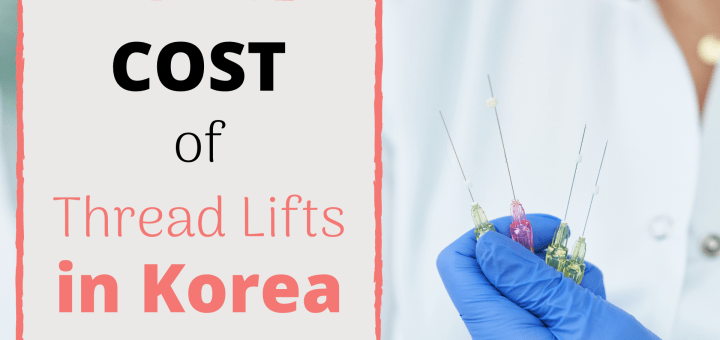thread lift cost korea