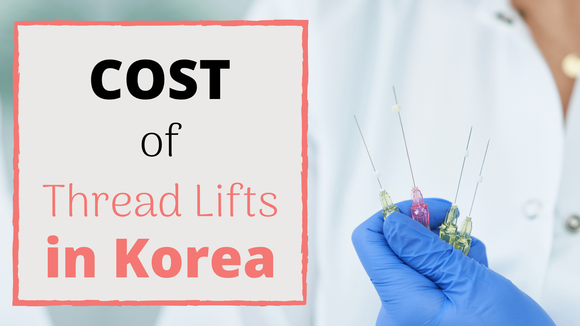 The Value of Getting a Thread Elevate in Korea Forms of Thread Lifts